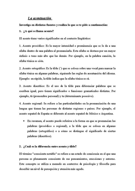 Que Es La Acentuacion 6