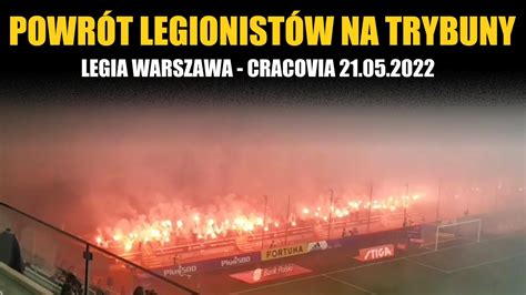 Powrót Legionistów na trybuny podczas meczu Legia Warszawa Cracovia