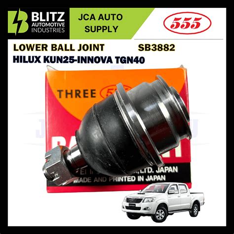 Lower Ball Joint Toyota Hilux Kun25 Kun26 Gun125 Gun126 Innova Tgn40