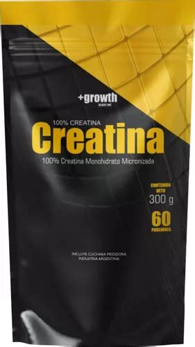 Creatina Growth Monohidratada Micronizada Pura Gr Mercadolibre