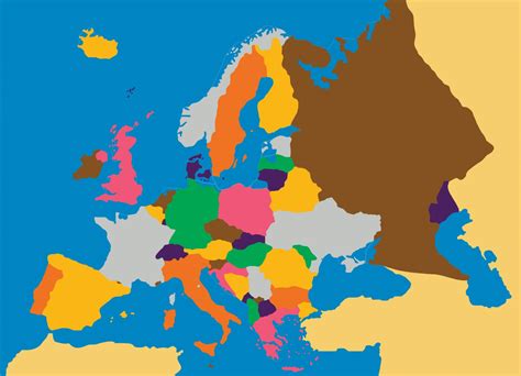 Control Mapa De Europa Montessori Educativos