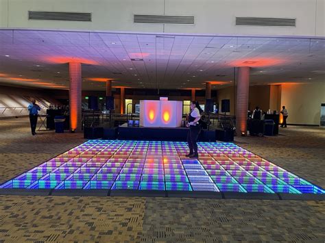 All Mirror LED Infinity Dance Floor White House DJ