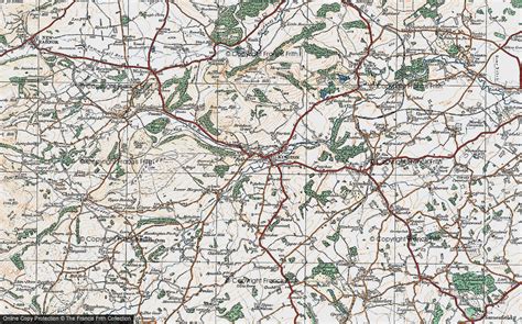 Historic Ordnance Survey Map of Kington, 1920