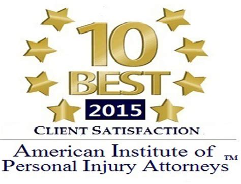 10 Best of 2015 Personal Injury Attorneys - Frank D’Amico Law Firm