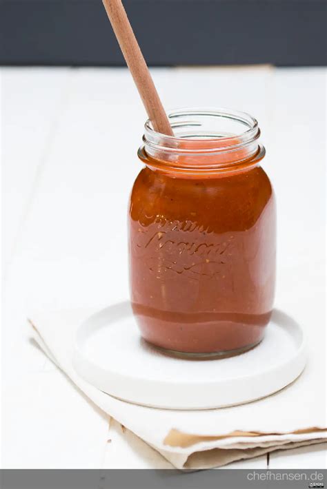 Chef Hansen Foodblog Rhabarbecue Sauce BBQ Sauce Mit Rhabarber