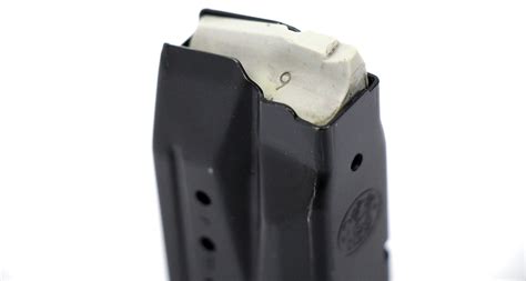 Smith And Wesson Mandp9c Compact 9mm 12 Round Magazine With Finger Rest