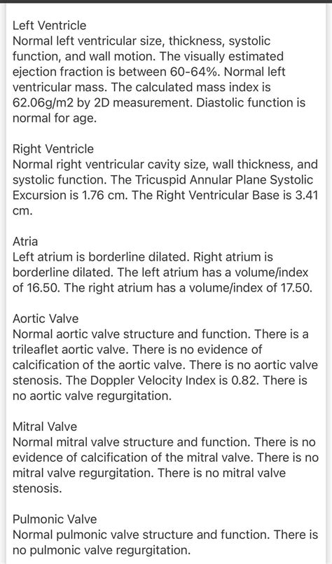 Test Results - TTE : r/askCardiology