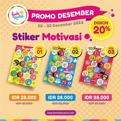 Jual Sticker Motivasi Vol 1 2 3 Familia Kreativa Shopee Indonesia