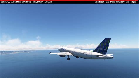 MSFS 2020 A320 Fenxi V2 KFLL TNCM RTX 4090 ULTRA VATSIM