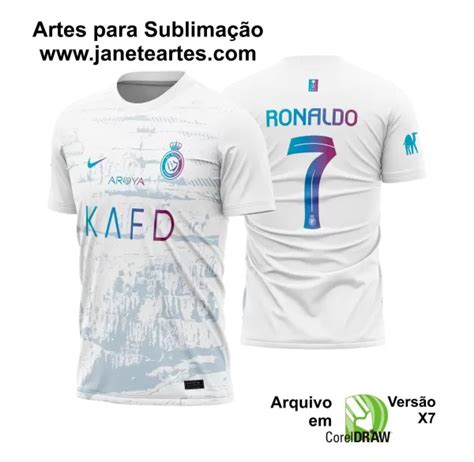 Arte Vetor Camisa Al Nassr Terceira Cr7 2023 2024