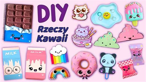 12 rzeczy DIY Kawaii Przybory Szkolne Kawaii Papierowe Rękodzieło i