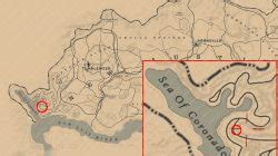 RDR2 Elemental Trail Treasure Map Location