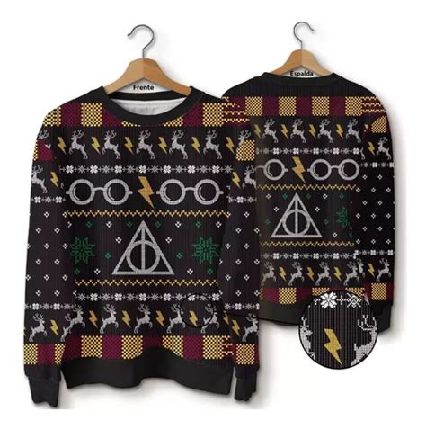 Buzo Navideño Harry Potter Ugly Sweater Cuotas sin interés