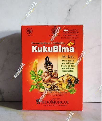 Box Jamu Kuku Bima Tl Plus Formula Baru Tribulus Sidomuncul Isi