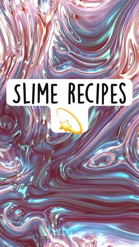 Slime recipes 💫 | Pinterest