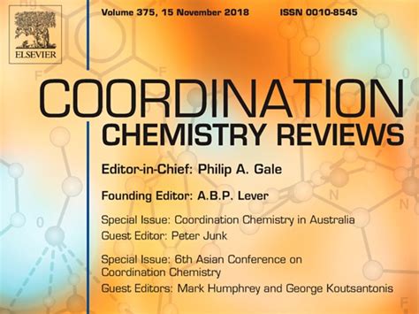 Coordination Chemistry in Australia – Special issue of Coordination ...