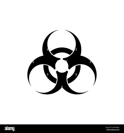 Biohazard icon. Biohazard symbol. isolated on white background. Vector ...