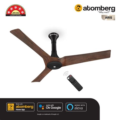 Atomberg Aris Mm Noiseless Smart Ceiling Fan For Home With Iot And