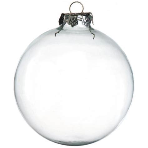 GeeksHive: Clear Glass Ball Ornaments: 100mm. - Ornaments - Home Décor Accents - Home Décor ...