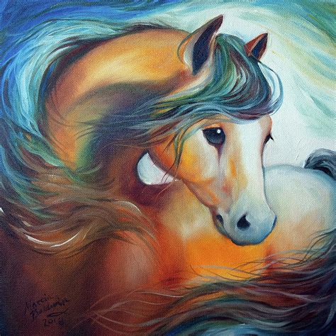 Wendy My Horse Painting By Marcia Baldwin Fine Art America