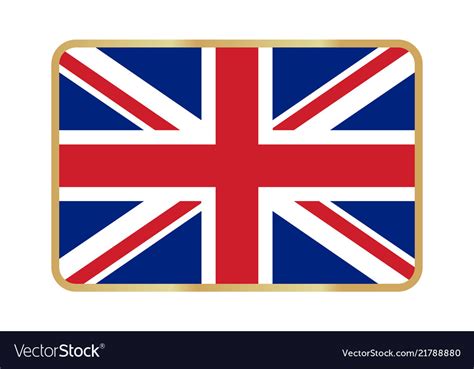 Uk flag icon Royalty Free Vector Image - VectorStock