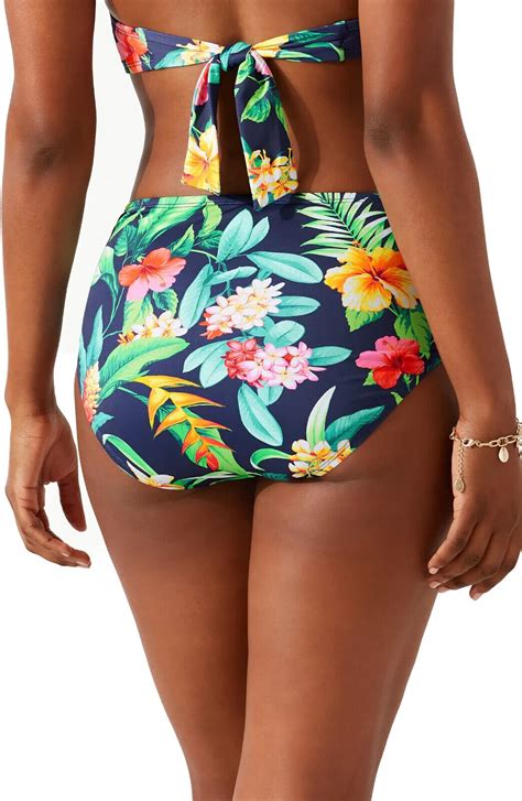 Tommy Bahama Multi Tropi Calling Twist High Waist Bikini Bottoms L73941