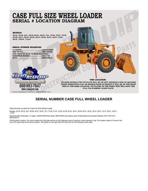 Pdf Serial Number Case Full Wheel Loader €¦ · Serial Number Case Full Wheel Loader Serial