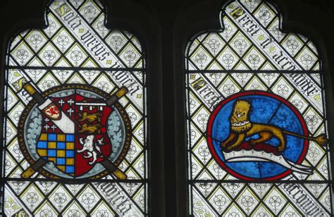 Stained Glass Heraldic Windows Shrewsbury Hospital Norfolk Road Sheffield Almshouses