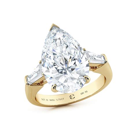 5.00 Ct Pear Cut Diamond Engagement Ring In Dubai, Dubai, United Arab ...