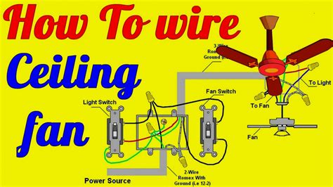 Wiring Diagram For Ceiling Fan With Lights - Wiring Diagram