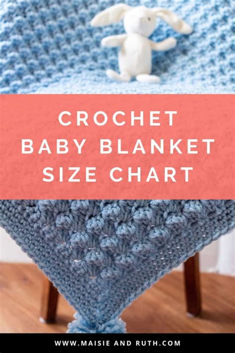 Crochet Baby Blanket Size Chart (And Other Tips) - Maisie and Ruth