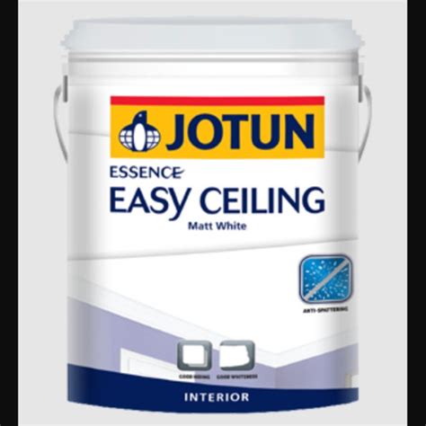 Jual JOTUN ESSENCE EASY CEILING 3 5LT MATT WHITE CAT PLAFOND