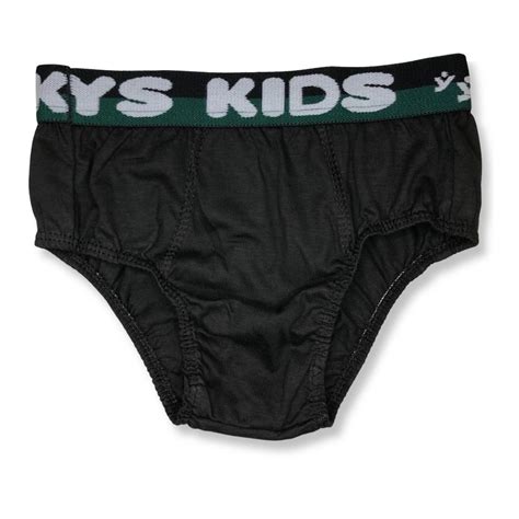 Kit c 3 Cueca Slip Infantil de Algodão Lipys Galé Lingerie