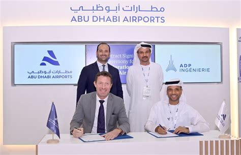 Abu Dhabi Airports Groupe Adp Ink Mou To Explore Advanced Air Mobility