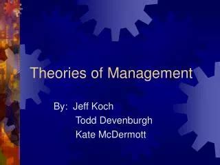 PPT Classical Management Theories PowerPoint Presentation Free