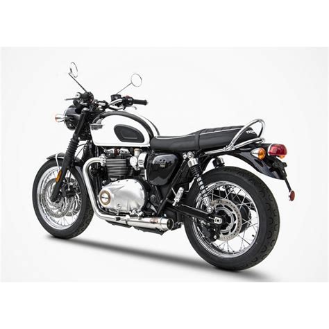 Ligne Pot D Echappement Zard Bas Triumph 900 1200 Bonneville T100