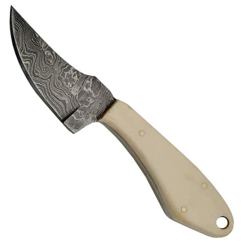 Explore True Damascus Skinner Fixed Knife W Sheath Mrknife