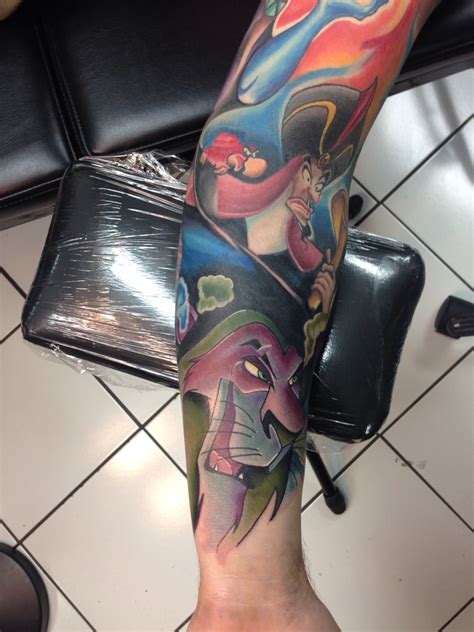 Lion King Sleeve Tattoos