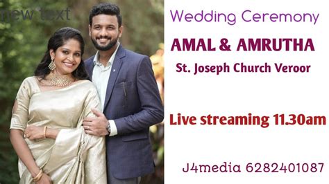 Wedding AMAL AMRUTHA YouTube