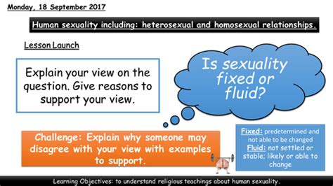 Human Sexuality Heterosexual And Homosexual Relationships Teaching Resources