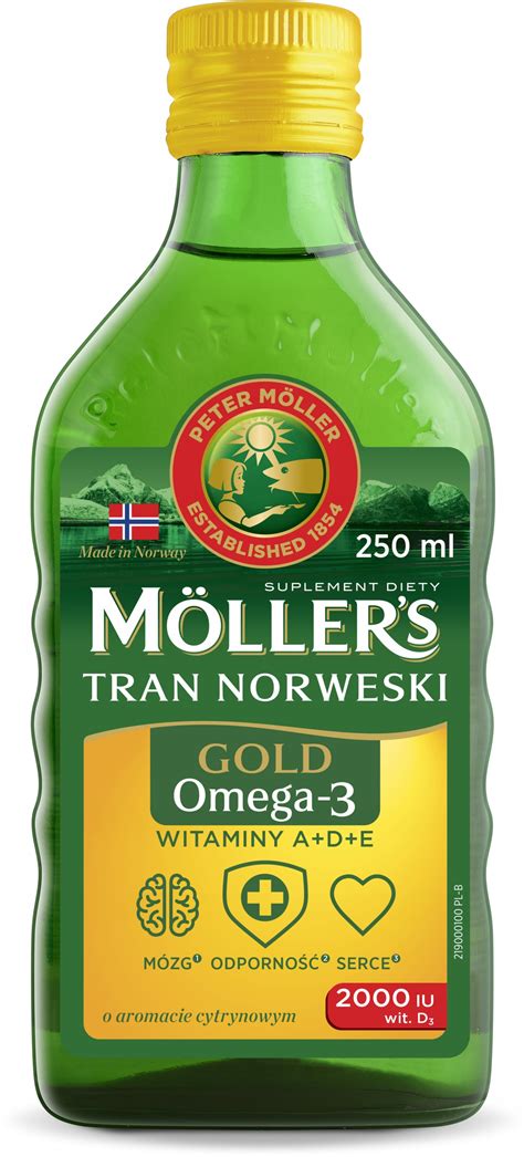 MOLLERS GOLD TRAN NORWESKI OMEGA 3 WIT D3 250ml 086602438