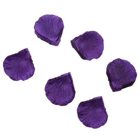 ALIM 600pc Dark Purple Silk Rose Petals Wedding Flowers-in Artificial ...