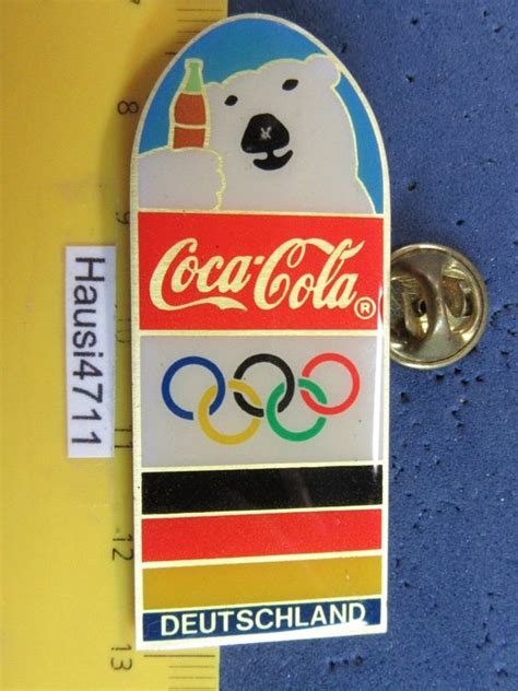 PIN COCA COLA OLYMPIA EISBÄR DEUTSCHLAND 6CM LLAANNGG Kaufen auf Ricardo