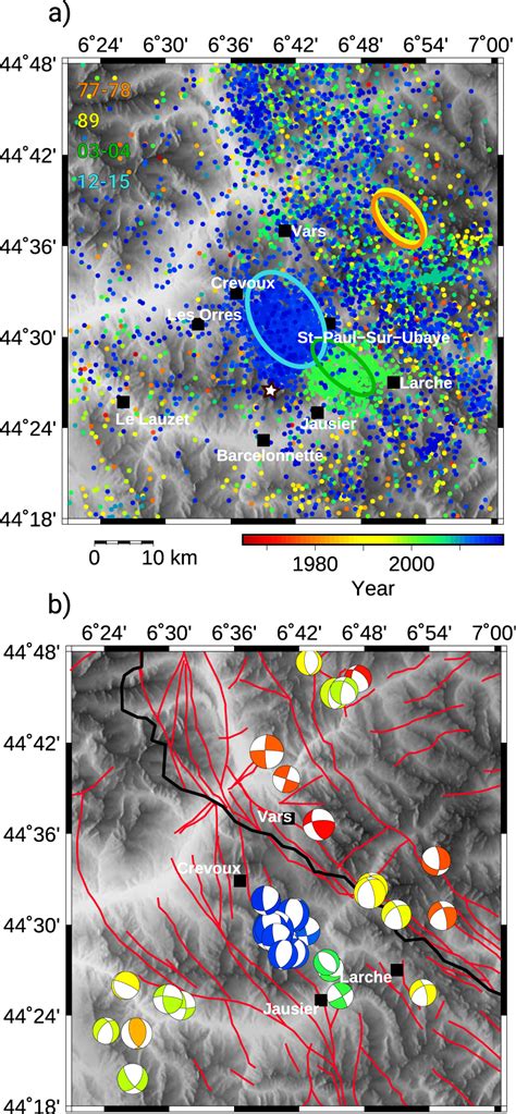 Seismic Activity In The Ubaye Region French Alps A Specific