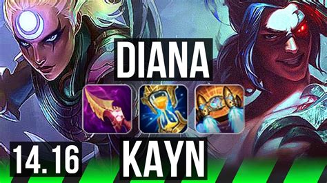 DIANA Vs KAYN JGL 600 Games Dominating Rank 14 Diana NA