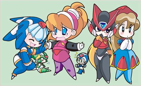 Zero X Zeroz Fairy Leviathan Ciel And 2 More Mega Man And 2