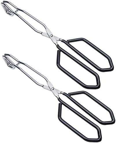 Amazon Hinmay Scissor Style Tongs Inch And Inch Set