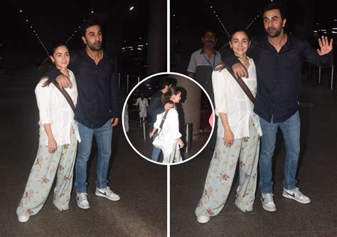 Ranbir Kapoor Alia Bhatt Return From Dubai Vacation Spotted At Mumbai Airport Latest