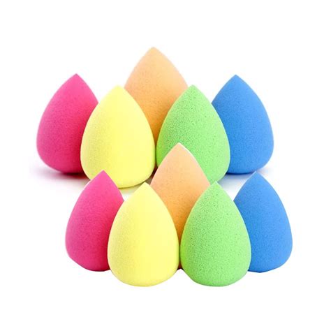 Kit Esponjas Gota Para Maquiagem Beauty Blender Cores Sortidas