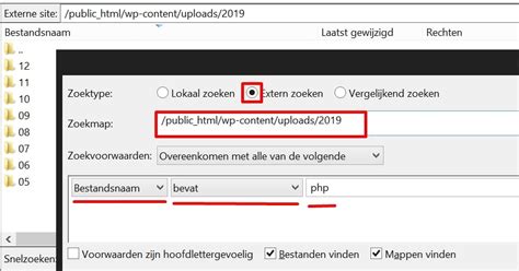 Een Hack In De Uploads Mappen Van WordPress Vinden WPbeveiligen